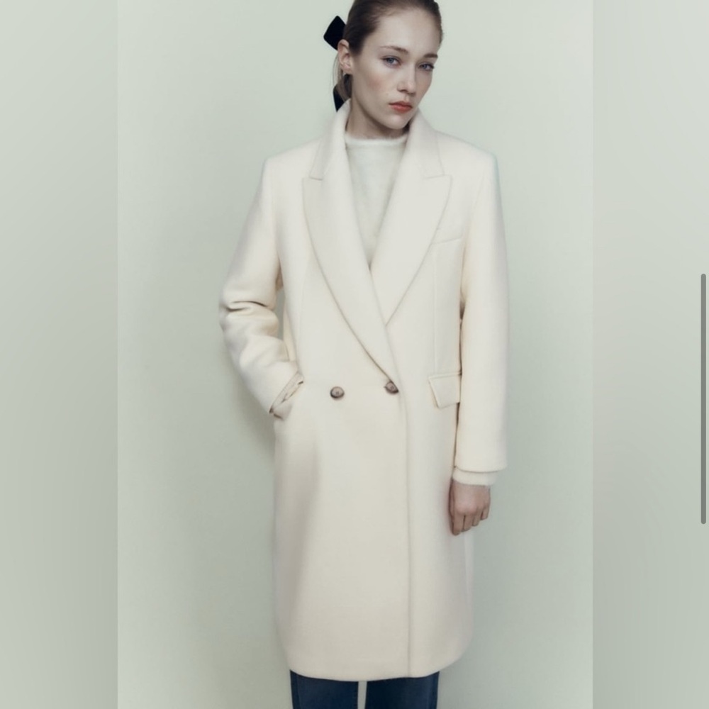Zara premium wool coat Brand new with tags